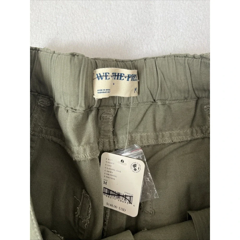 Free People We The Free Hayden Pull-On Pants Army Green Medium OB1999583